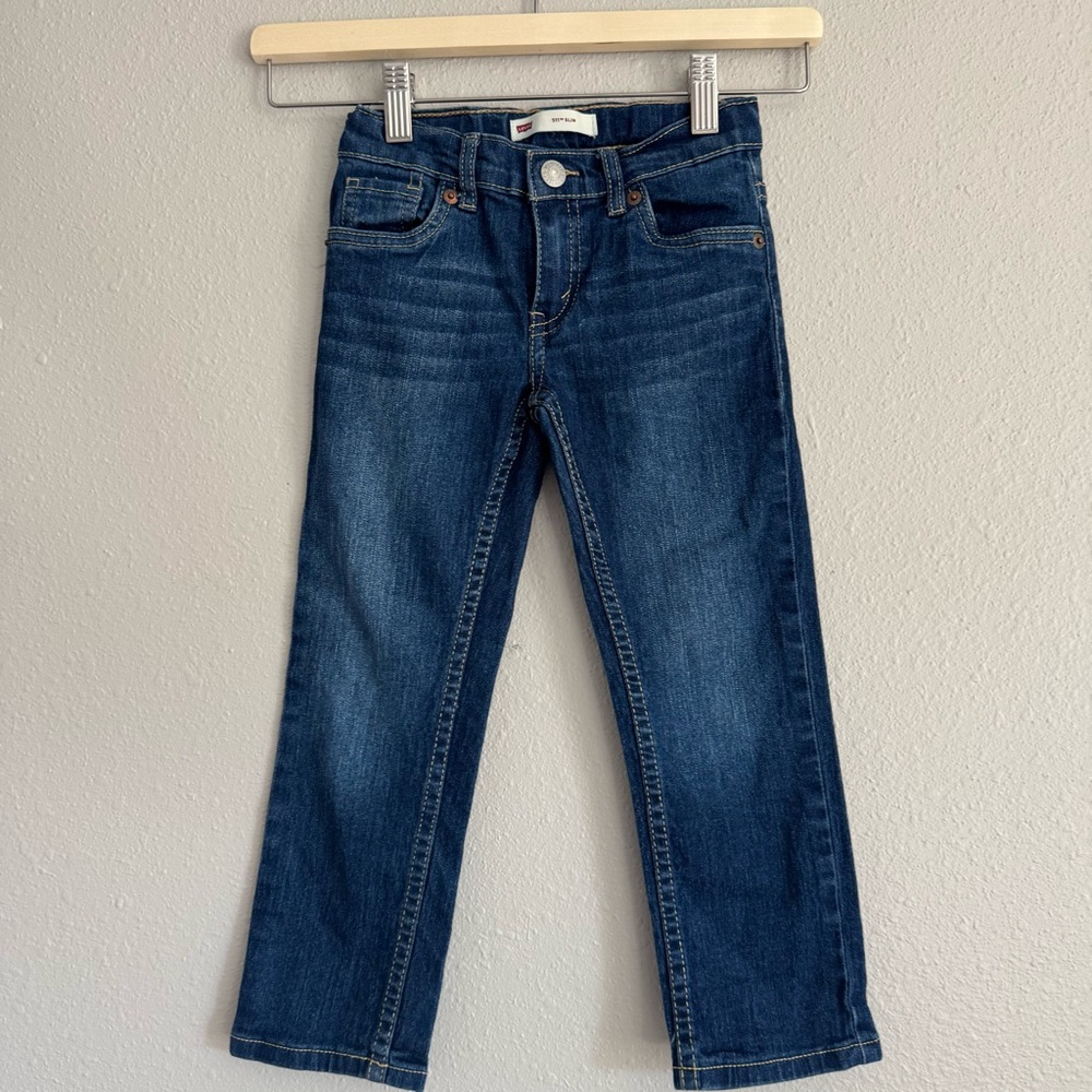 Levi's Classic 511 Blue Kids Jeans Size 5 Regular- Rugged Western Kid Style